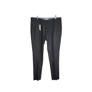 NWT Taylor Stitch Telegraph Trouser Charcoal Herringbone Wool Dress Pants 38x36